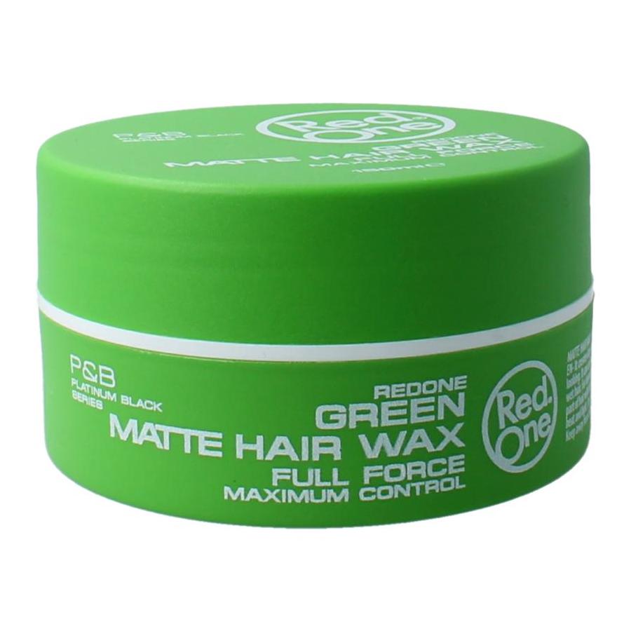 Haarwax green matte wax