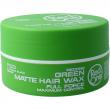 Haarwax green matte wax