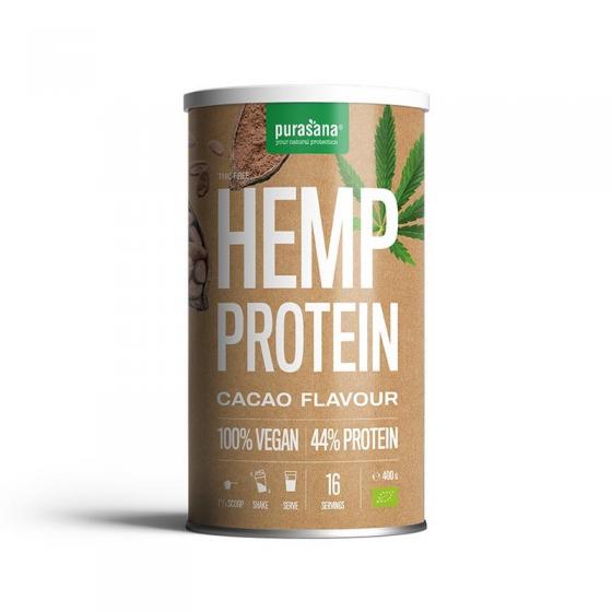 Proteine hennep cacao vegan bio