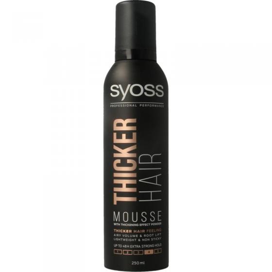 Mousse thicker hair