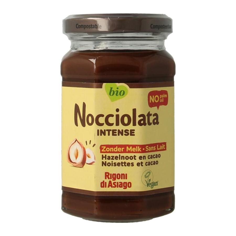 Hazelnootpasta zonder melk bio