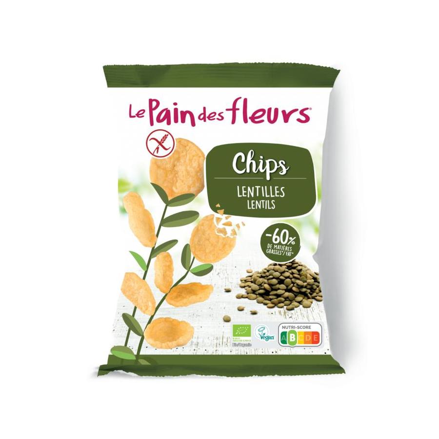 Chips met linzen bio