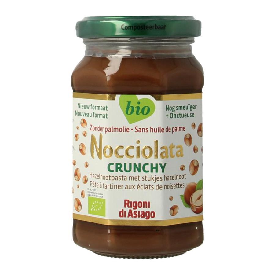 Hazelnootpasta crunchy bio