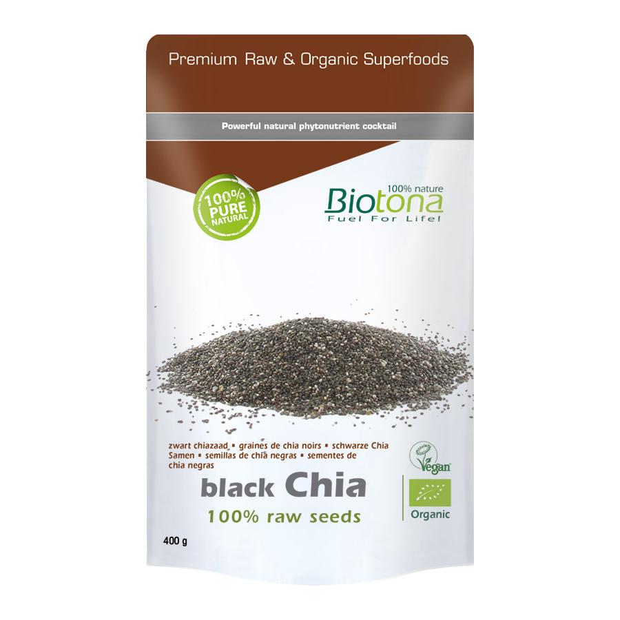 Black chia raw seeds bio