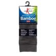 Bamboe sok lang antraciet maat 35-38