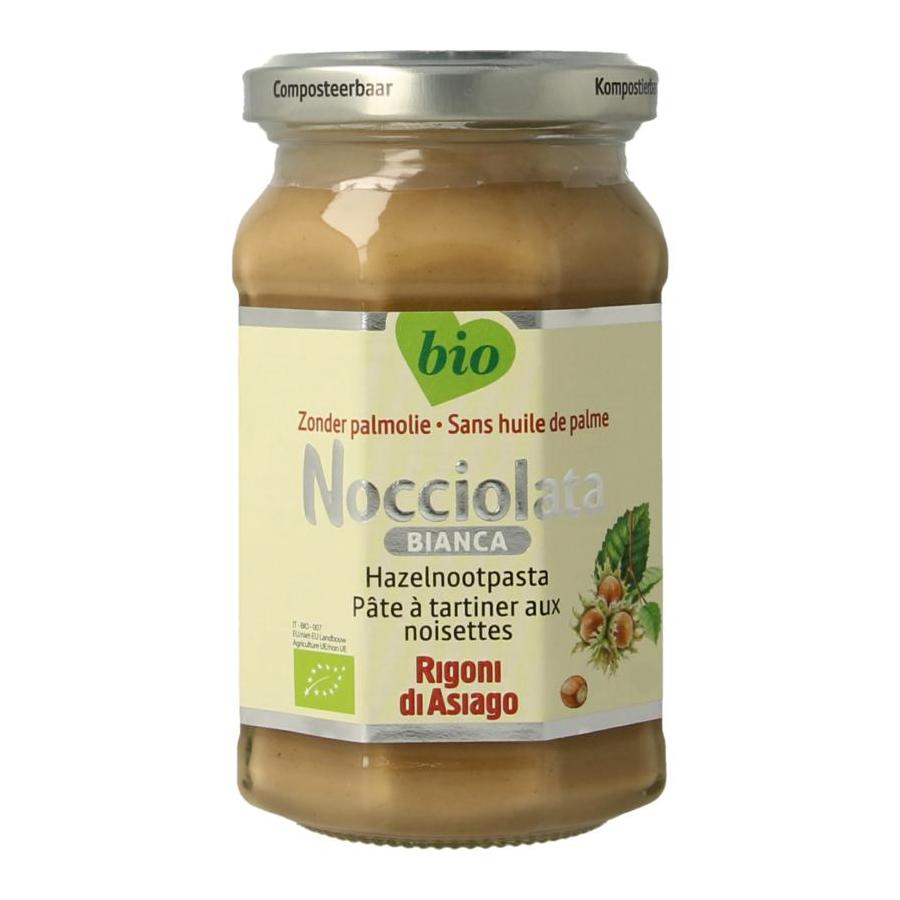 Witte hazelnootpasta bio