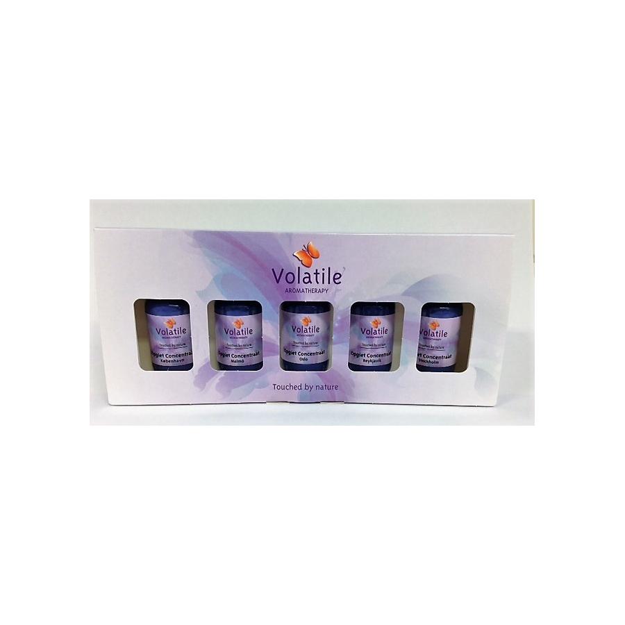 Cadeauverpakking sauna opgiet 5x30ml