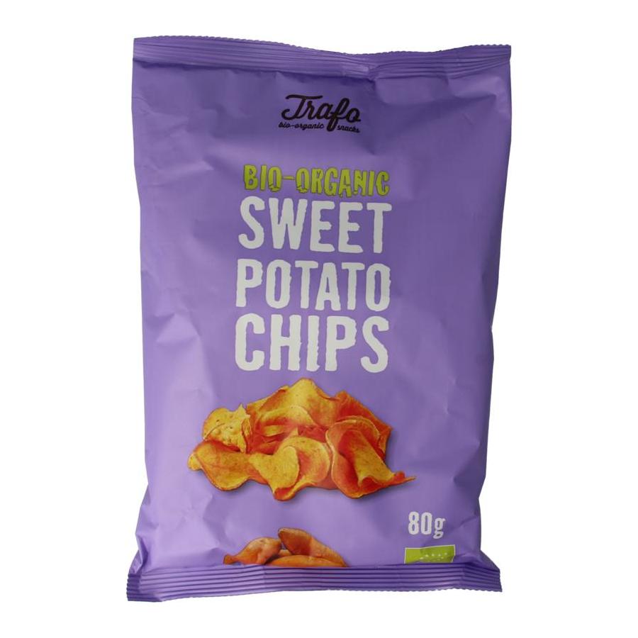 Chips zoete aardappel bio