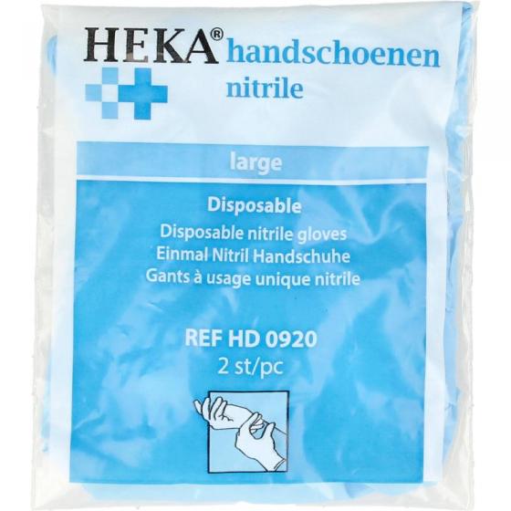 Handschoen nitril maat L