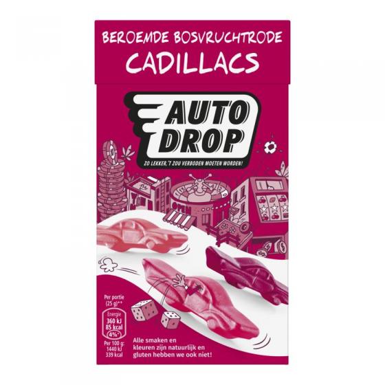 Beroemde bosvruchtrode cadillacs