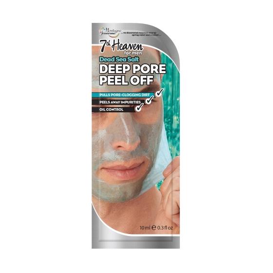 Men deep pore peel off dead sea