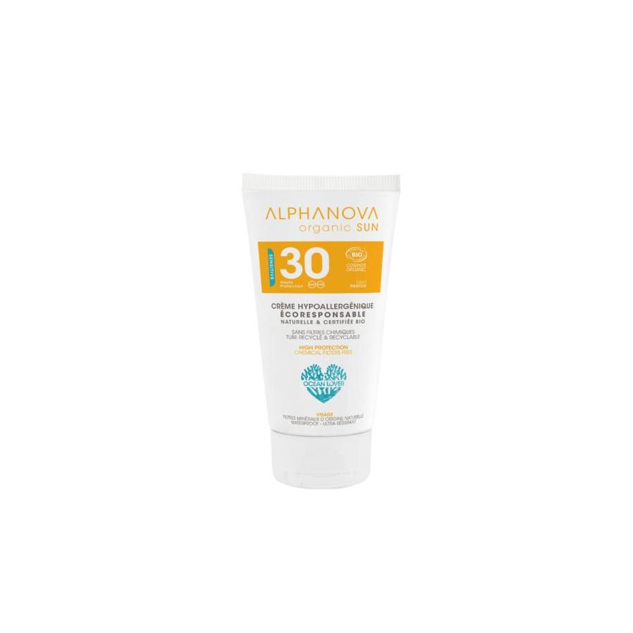 Sun creme bij zonne allergie en waterproof SPF30