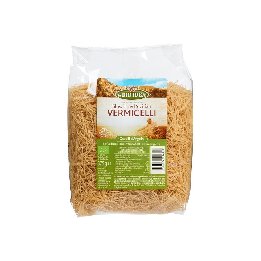 Vermicelli half volkoren bio