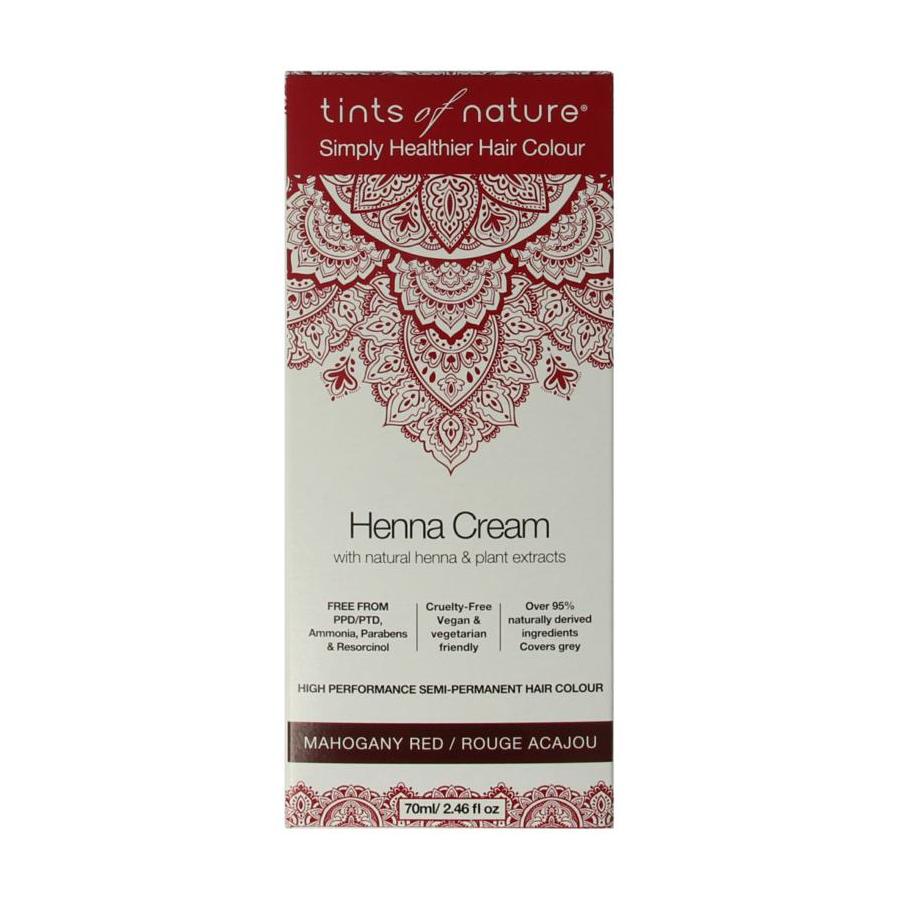 Henna cream mahogany red semi permanent