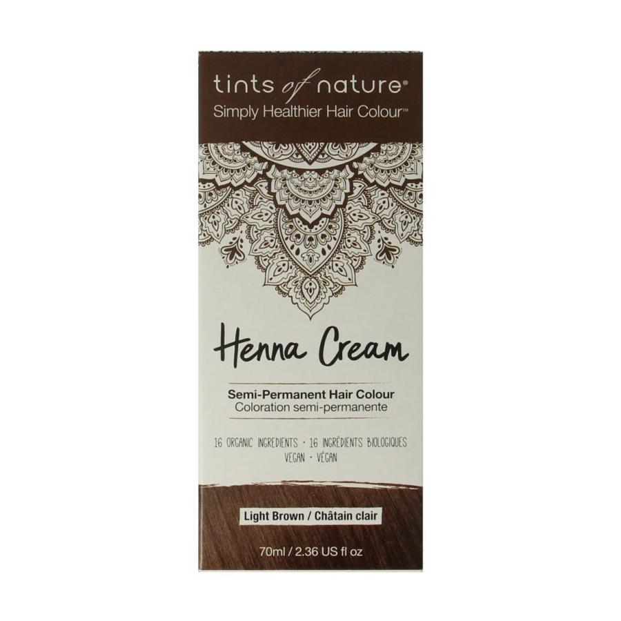 Henna cream light brown semi permanent