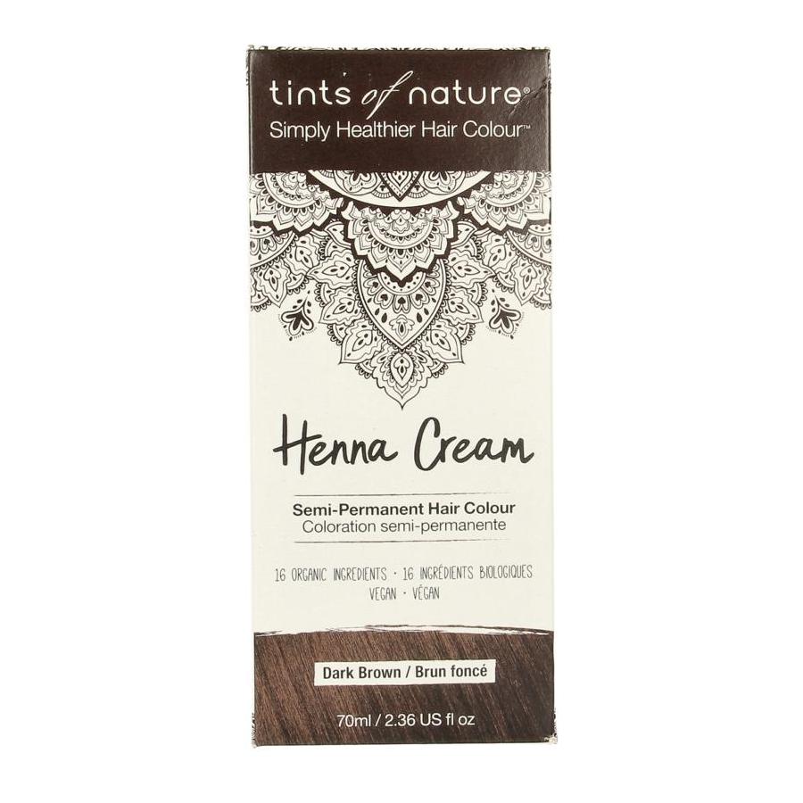 Henna cream dark brown semi permanent