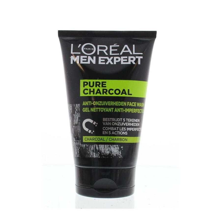 Men expert pure charcoal face wash