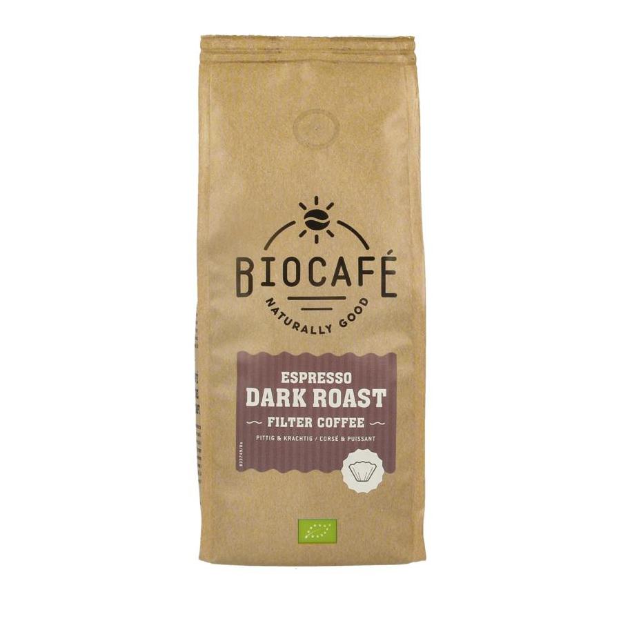 Filterkoffie espresso dark roast bio