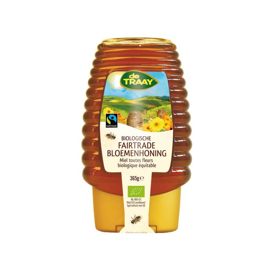 Bloemenhoning knijpfles Fairtrade bio