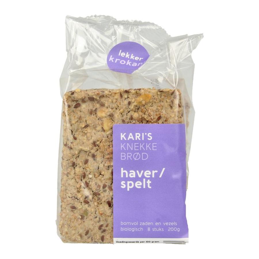 Knekkebrod haver/spelt bio