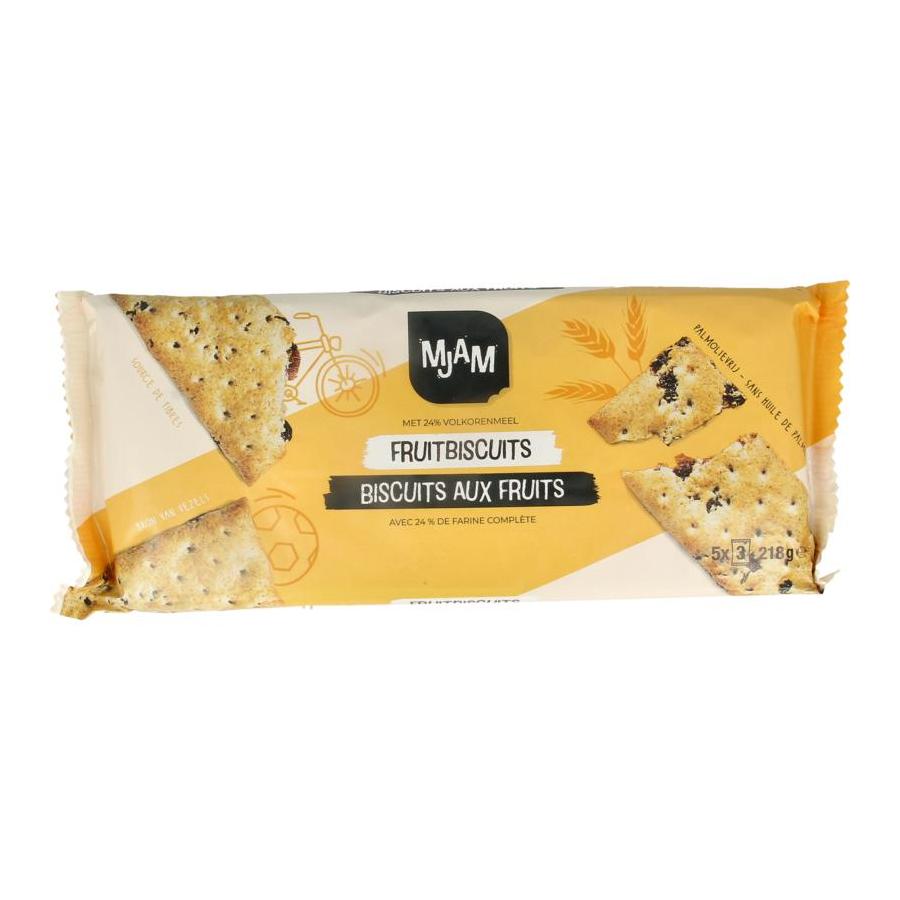 Volkoren fruitbiscuits bio