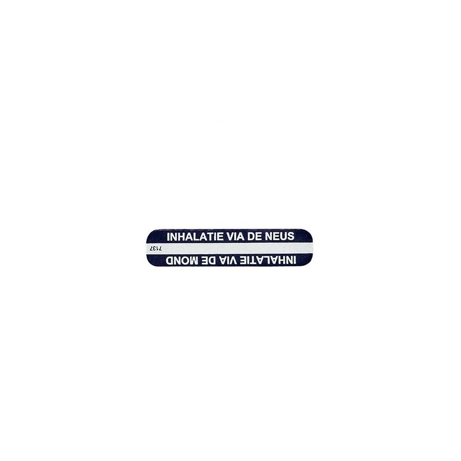 Sticker inhalatie neus/mond