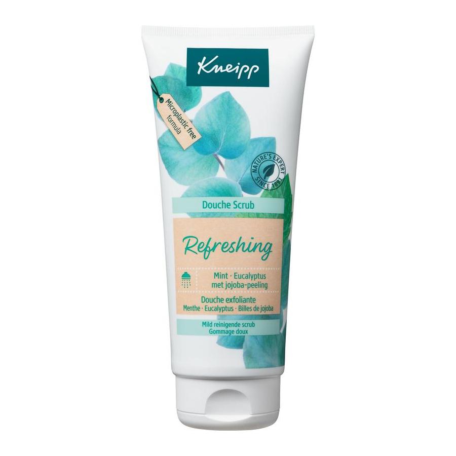 Refreshing douche scrub mint eucalyptus en jojoba