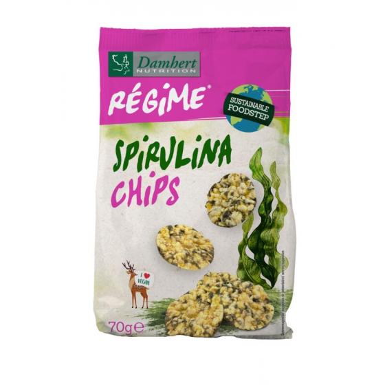 Spirulina chips