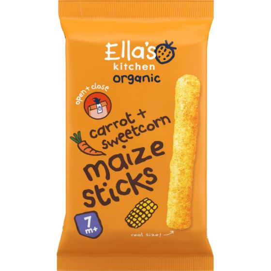 Maize sticks carrot sweetcorn 7+ maanden bio