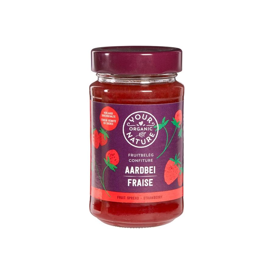 Fruit beleg aardbei bio