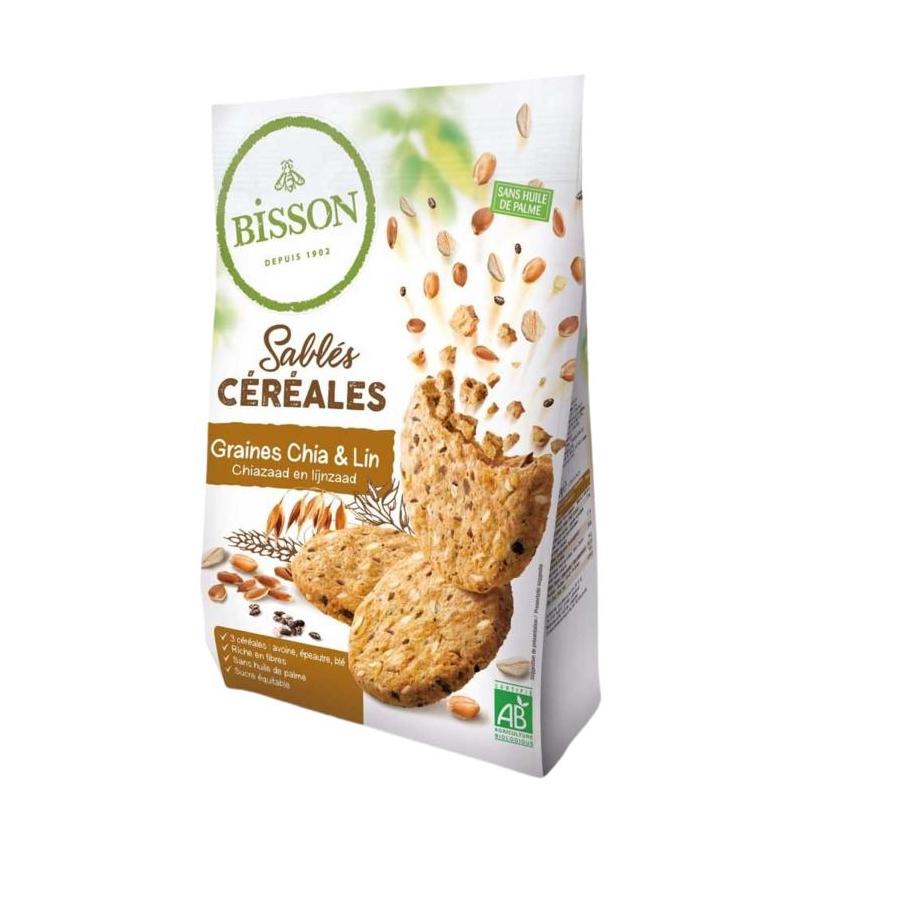 Zandkoekjes chia & lijnzaad bio