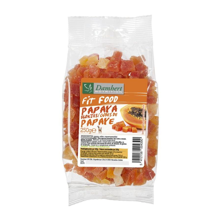 Fit food papayablokjes