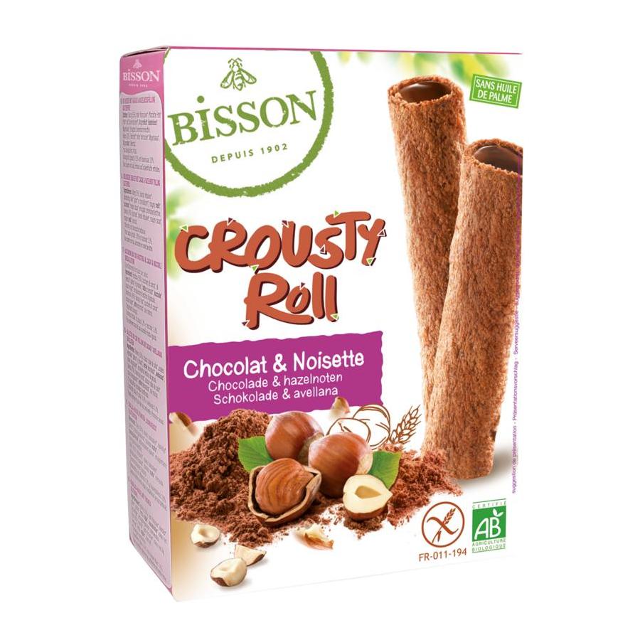 Crousty roll choco hazelnoot bio