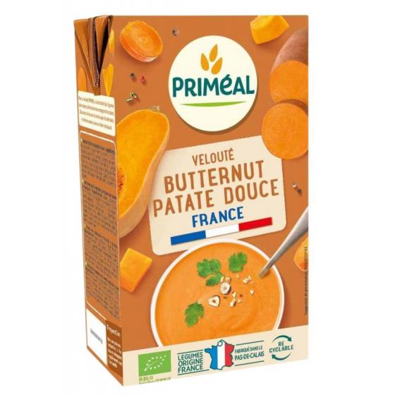 Soep flespompoen zoete aardappel bio