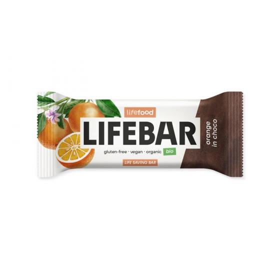 Lifebar inchoco sinaasappel bio raw