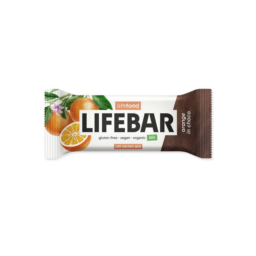Lifebar inchoco sinaasappel bio raw