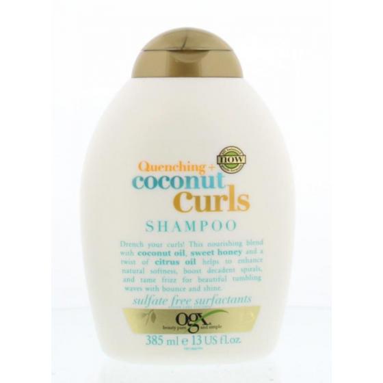 Shampoo quenching coconut curls