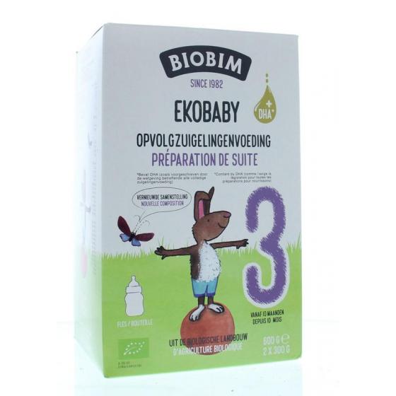 Ekobaby 3 opvolgzuigelingenvoeding 10+ maanden bio