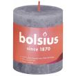 Rustiek stompkaars shine 80/68 frosted lavender