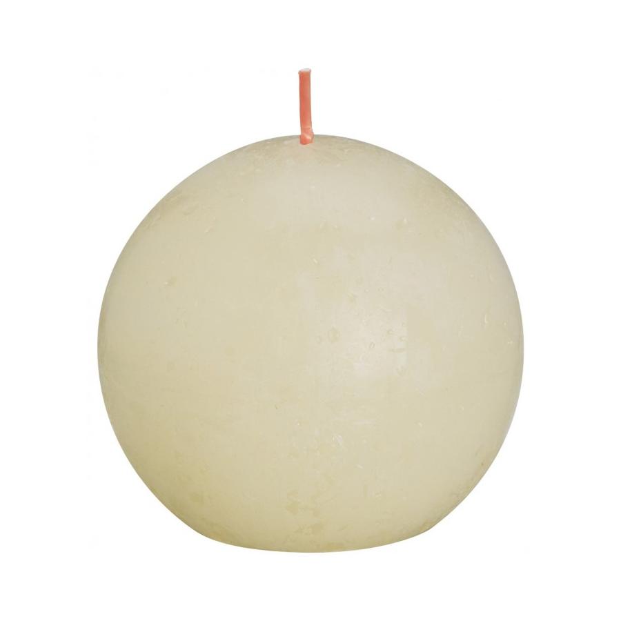 Rustiek bolkaars shine 76 soft pearl