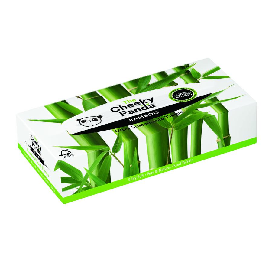 Bamboo tissues box 3laags