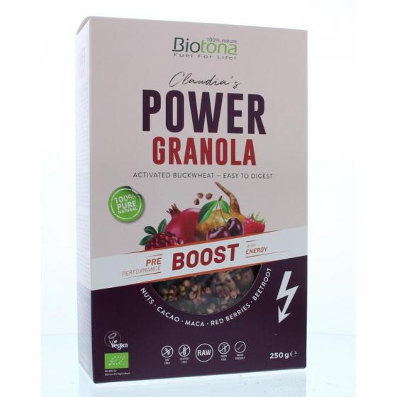 Power granola boost bio