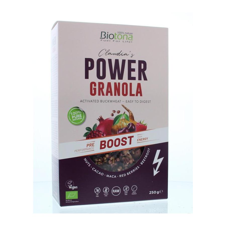 Power granola boost bio