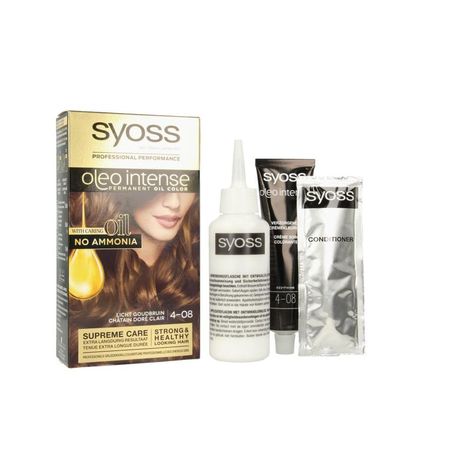 Color Oleo Intense 4-08 licht goudbruin haarverf