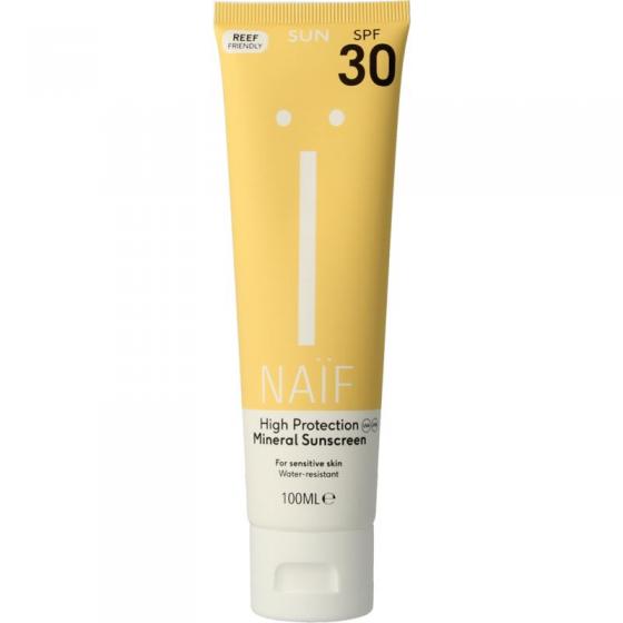 High protection mineral sunscreen SPF30