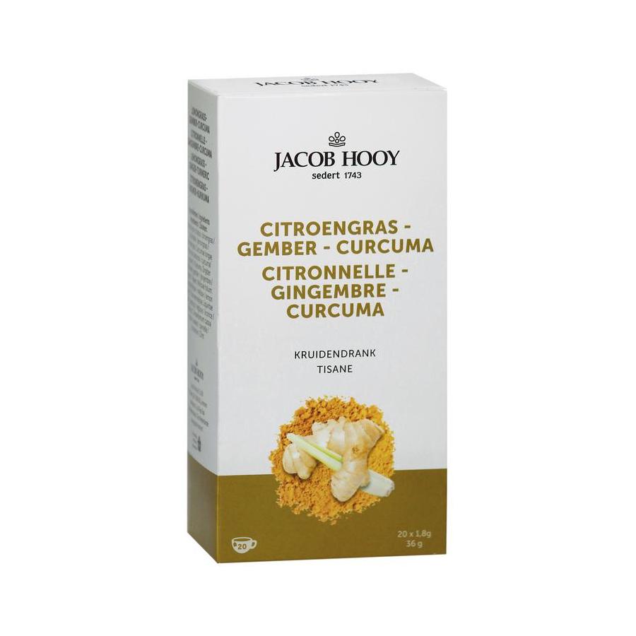 Citroengras gember curcuma thee