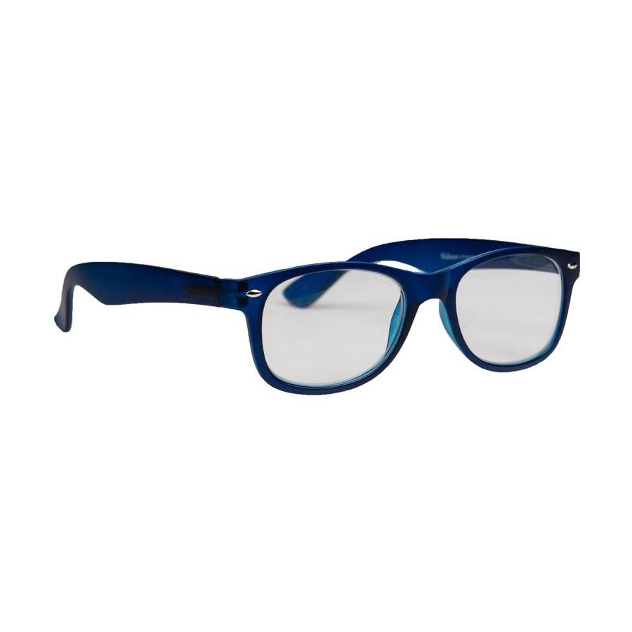 Leesbril wayfarer mat blauw +1.50