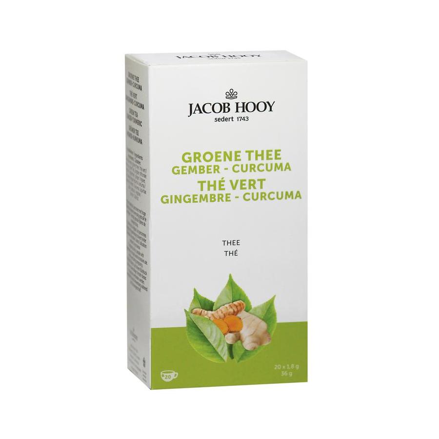 Groene thee gember curcuma thee