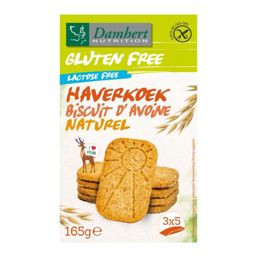 Haverkoekjes naturel glutenvrij