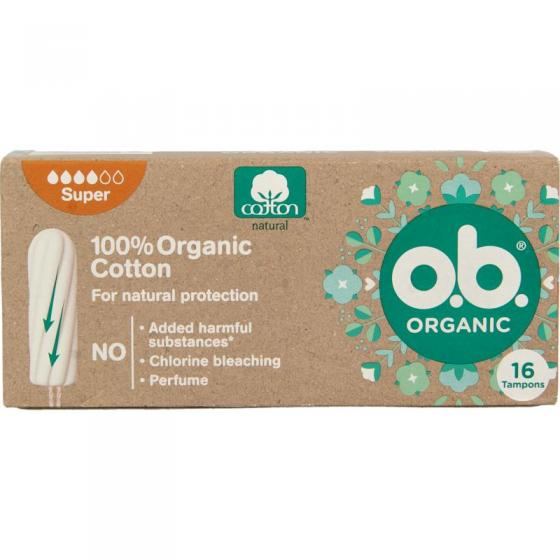 Tampons organic super